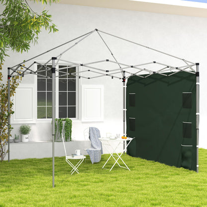 Outsunny Side Panel for 3x3 m Pop Up Gazebos, 1 Pack Sidewall Only