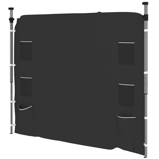 Outsunny Side Panel for 3x3 m Pop Up Gazebos, 1 Pack Sidewall Only