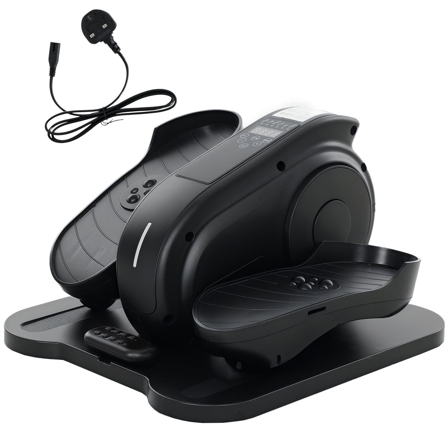 SPORTNOW Under Desk Elliptical Machine Pedal Exerciser w/ 10 Speeds