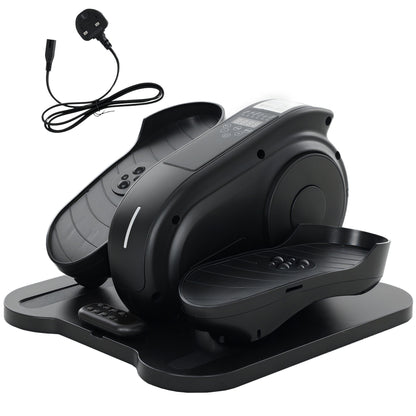 SPORTNOW Under Desk Elliptical Machine Pedal Exerciser w/ 10 Speeds