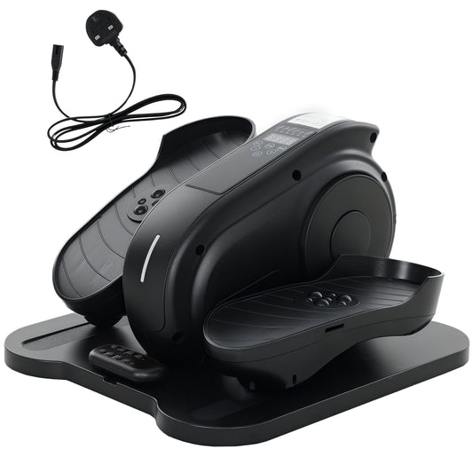 SPORTNOW Under Desk Elliptical Machine Pedal Exerciser w/ 10 Speeds