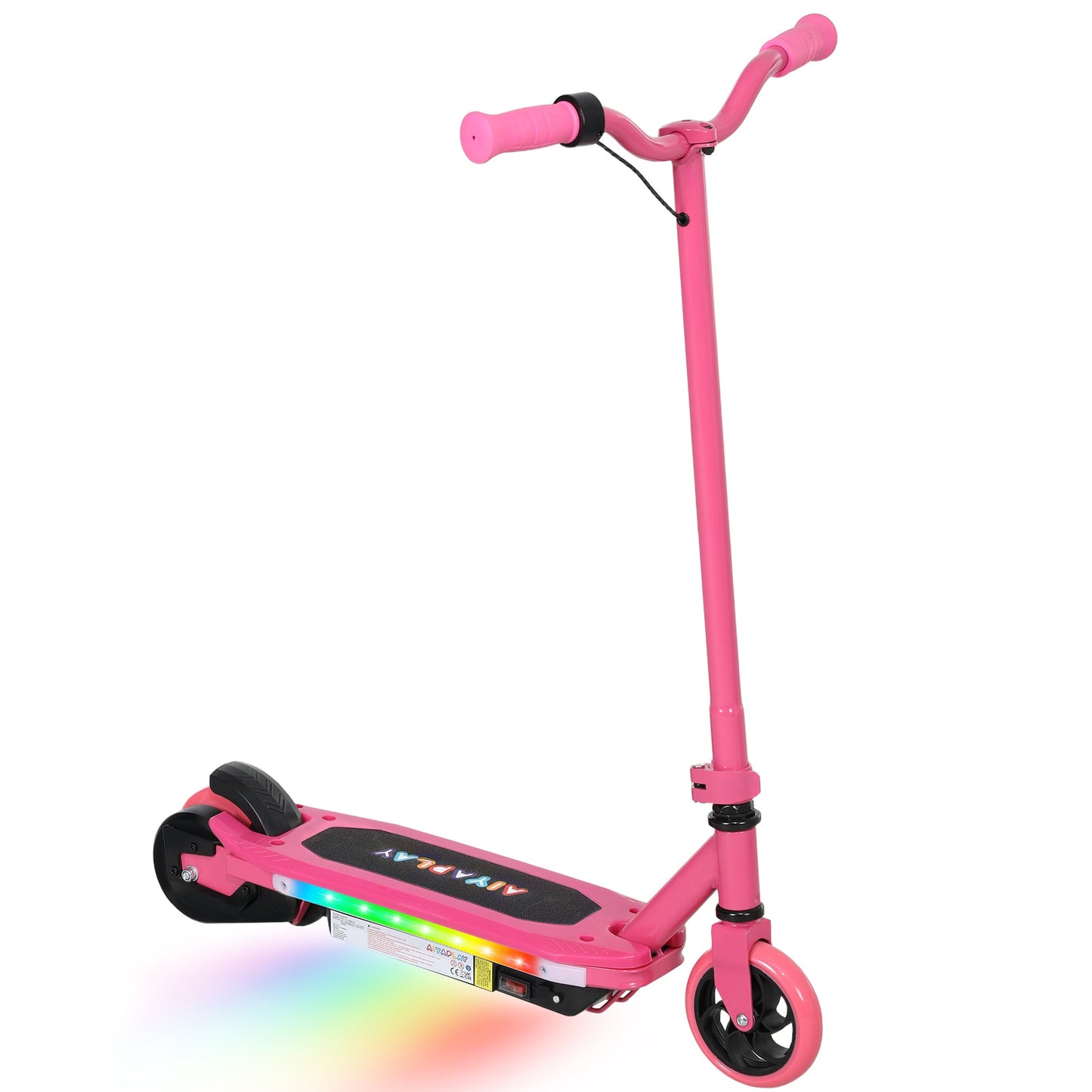 AIYAPLAY Electric Scooter for Ages 6-14, with Colourful Light