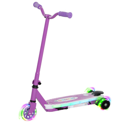 AIYAPLAY Electric Scooter for Kids 4-7, with Auxiliary Rear Wheels