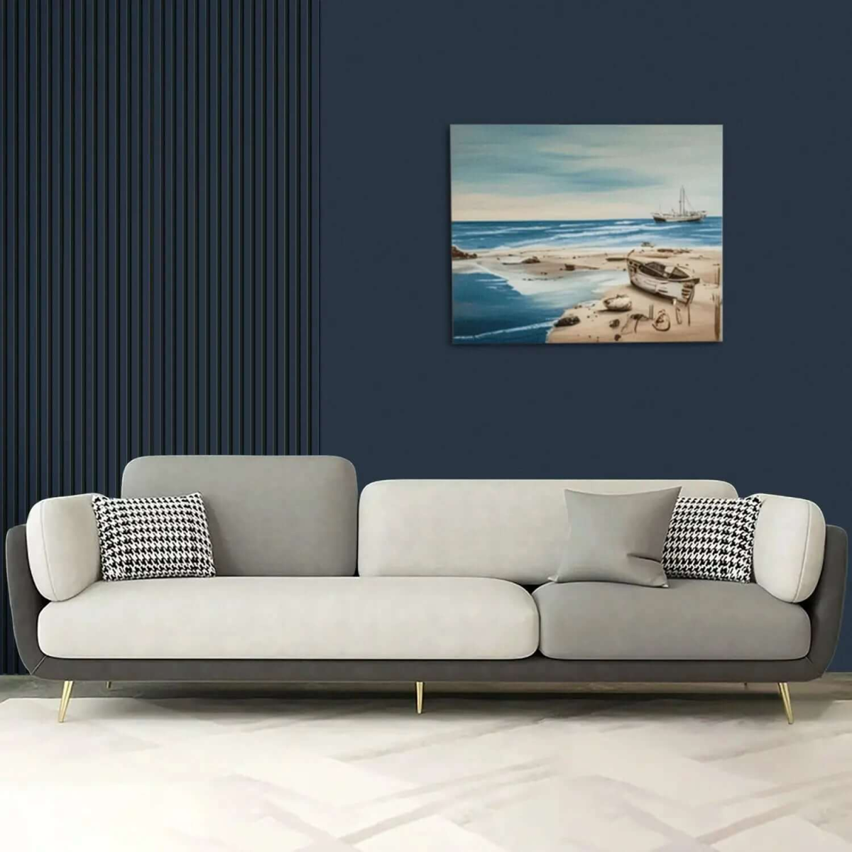 Natural & Coloured Acoustic Slatted Wall Panels