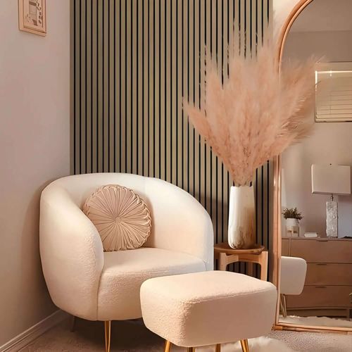 Natural & Coloured Acoustic Slatted Wall Panels