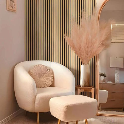 Natural & Coloured Acoustic Slatted Wall Panels