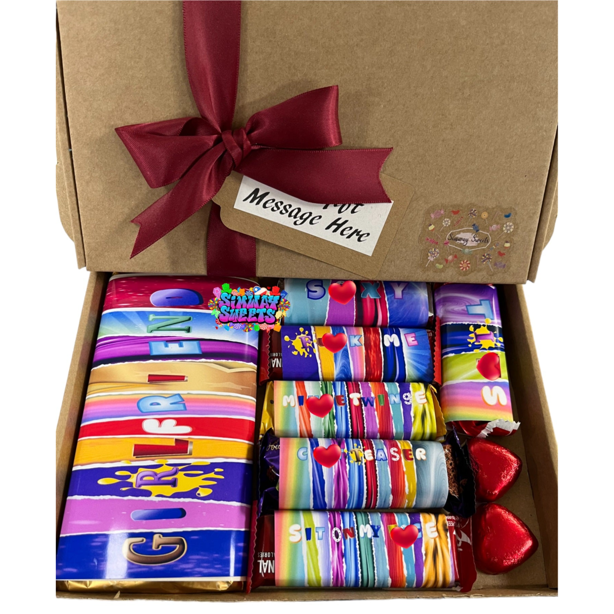 Valentines Gift For Her Rude Novelty Adult Chocolate Box