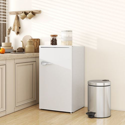 HOMCOM 85L Freestanding Under Counter Fridge with Chiller Box