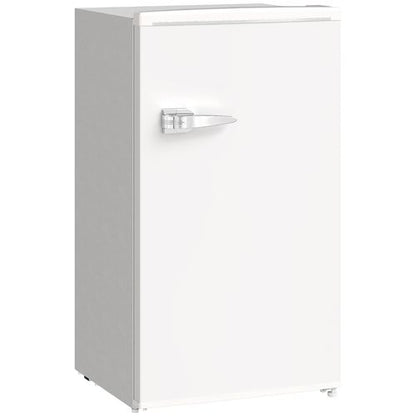 HOMCOM 85L Freestanding Under Counter Fridge with Chiller Box
