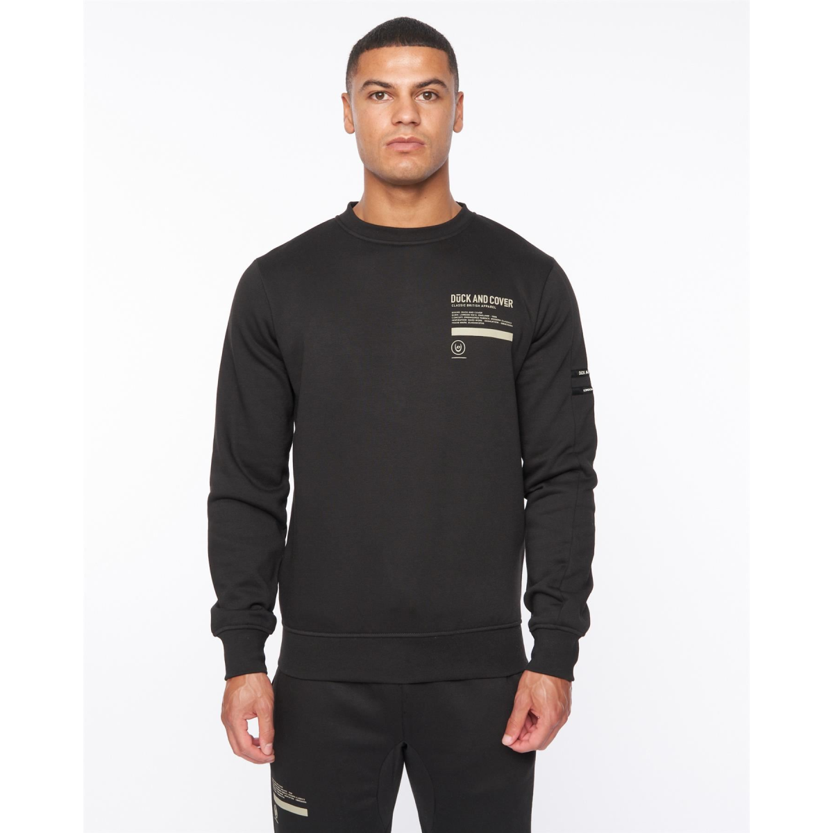 Jennerkins Crew Sweat Black