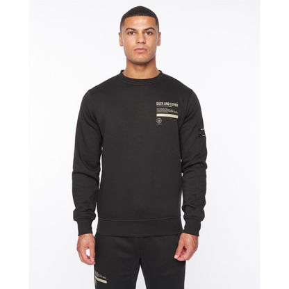 Jennerkins Crew Sweat Black