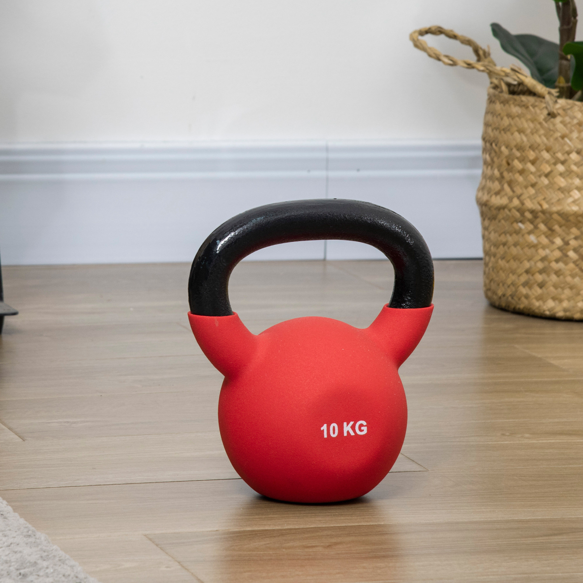 HOMCOM 8KG Kettlebell with Soft Body and Non-Slip Handle