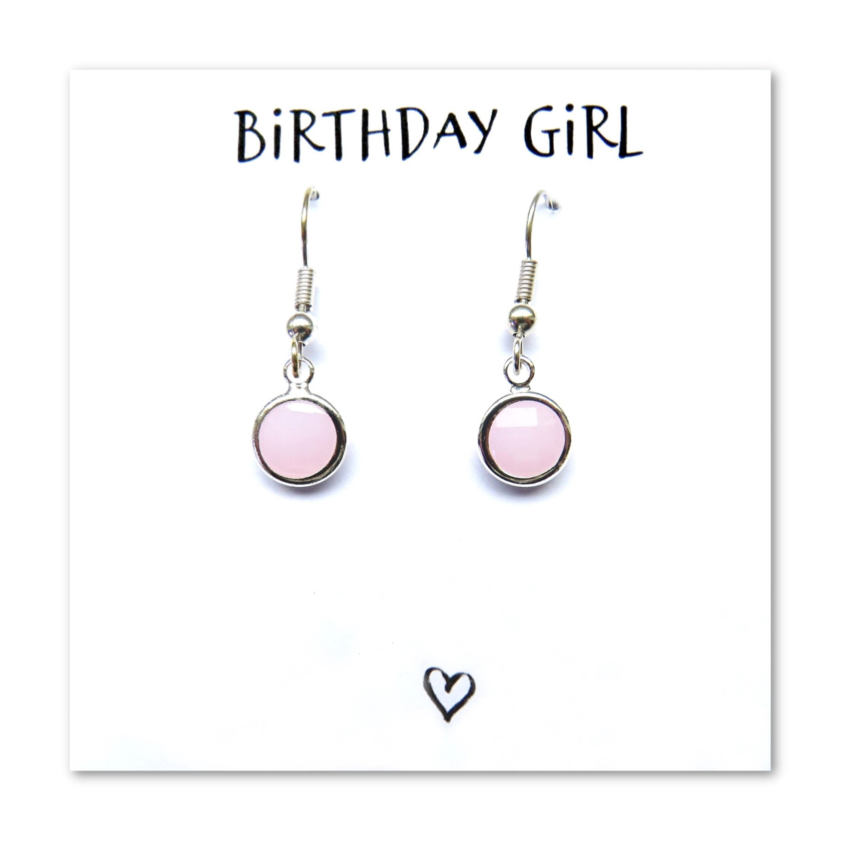 Birthstone Earrings & Birthday Girl Card | Birthday Gift For Her | Birthstone Birthday Gift | Birthday Gift for Friend | Birthday Gift UK