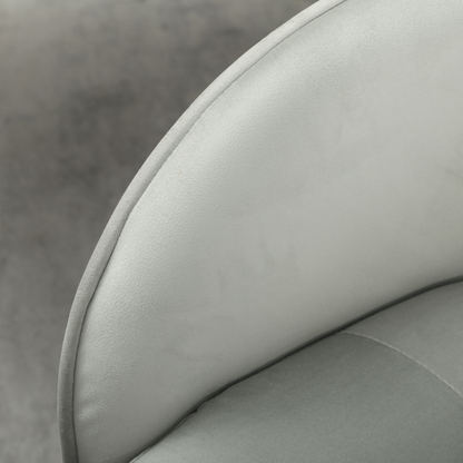 HOMCOM Vanity Chair for Desk, with Height Adjustable, Wheels