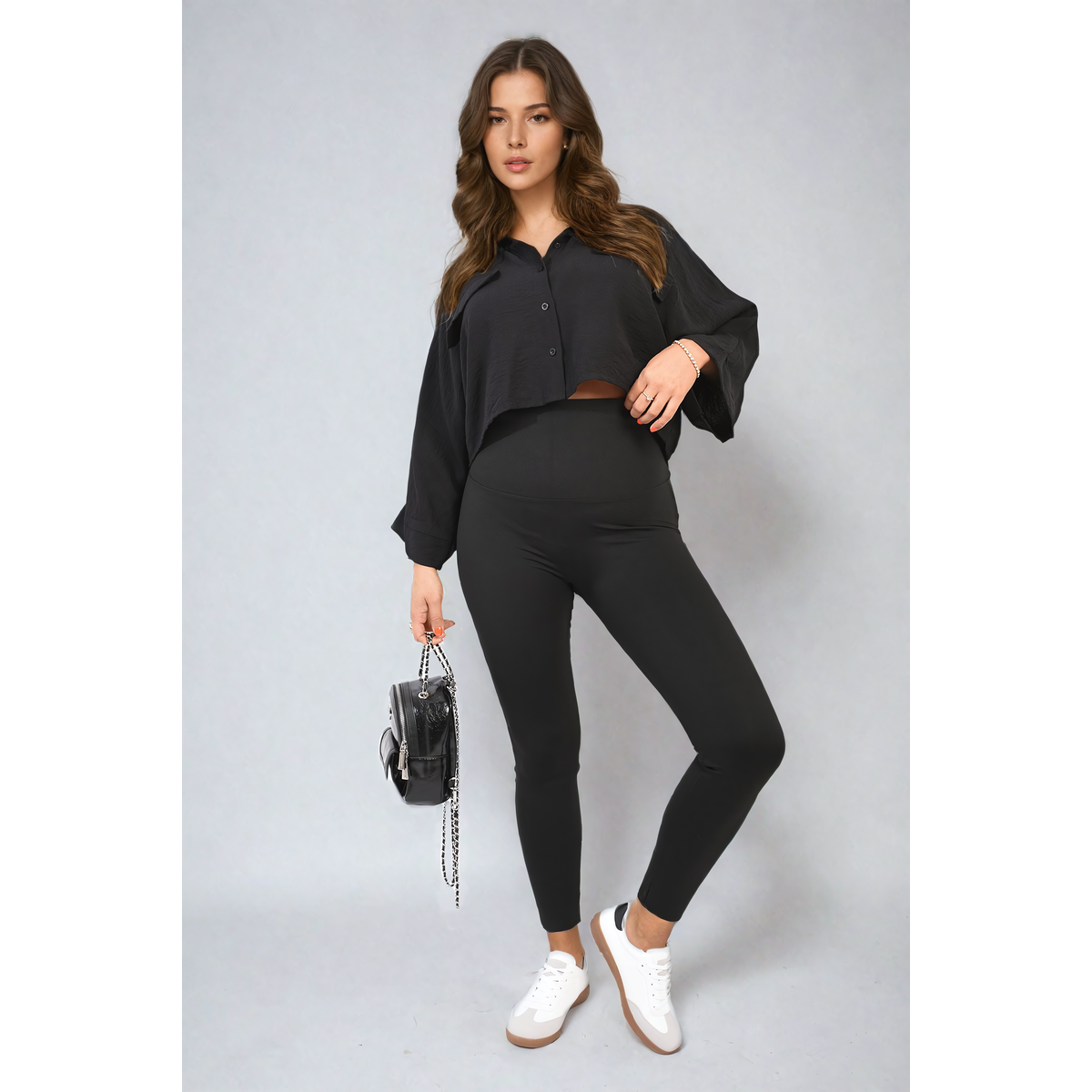 High Waist Wide Waistband Leggings