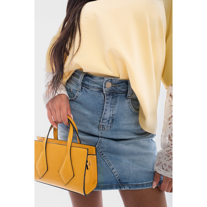 High Waisted Mini Skirt