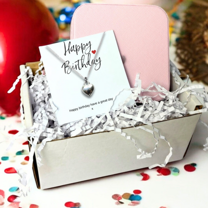Happy Birthday Necklace & Jewellery Box Gift