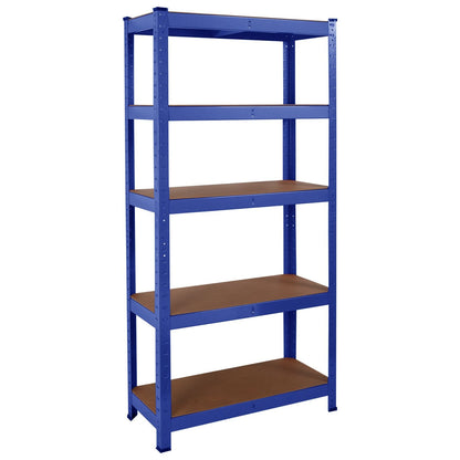 Grey or Blue Powder coated racking/ shelving bay 5 Thick MDF shelves