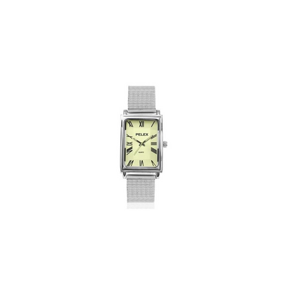 PELEX Mens Roman Numerals Expander Bracelet Quartz Watch PLX-021 Available Multiple Colour