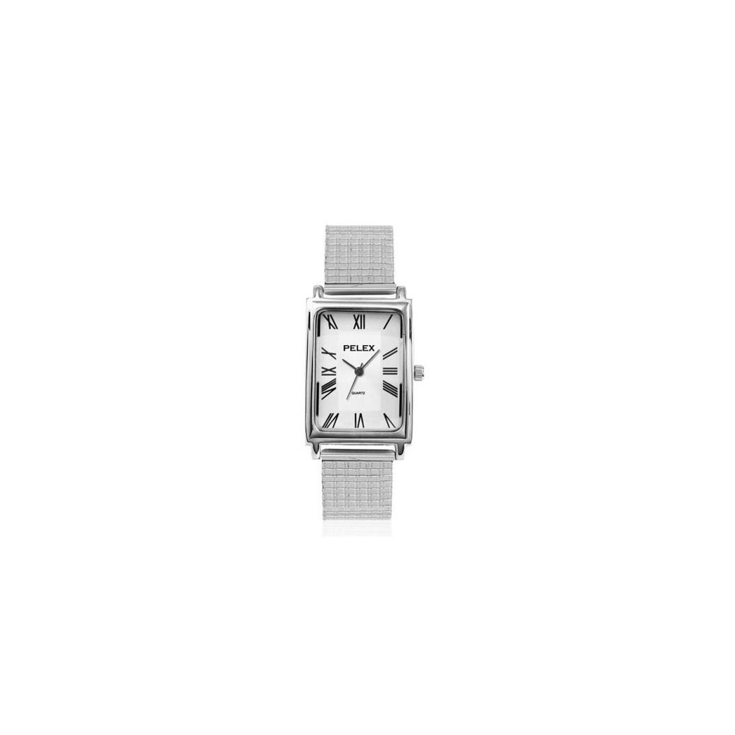 PELEX Mens Roman Numerals Expander Bracelet Quartz Watch PLX-021 Available Multiple Colour