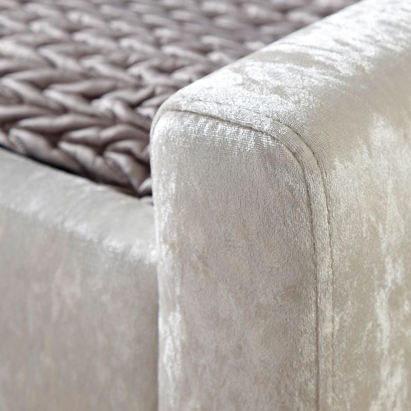 Verona Large Ottoman Fabric Light Grey 1 Door