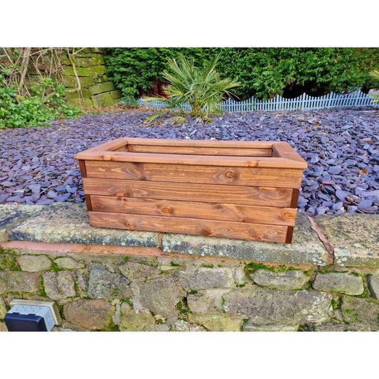 Swedish Redwood Garden Trough Planter by Croft