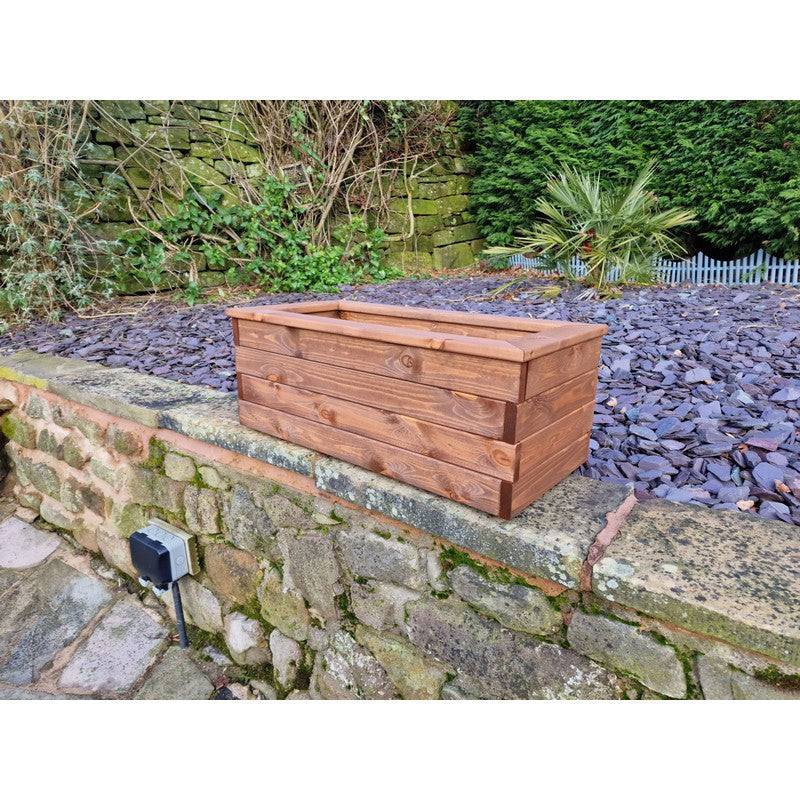 Swedish Redwood Garden Trough Planter by Croft