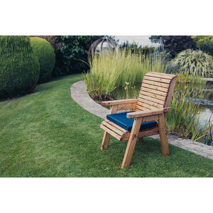 Amesbury Garden Cushion by Churnet Valley with Blue Cushions - N1C-6