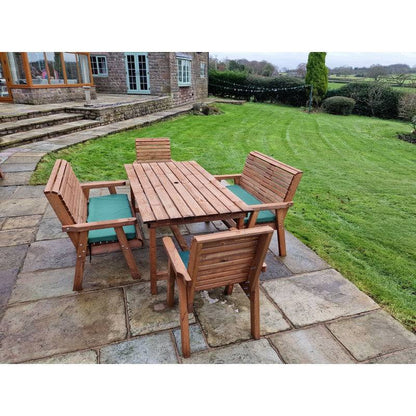 Swedish Redwood Garden Furniture Set by Croft - 4 Seat