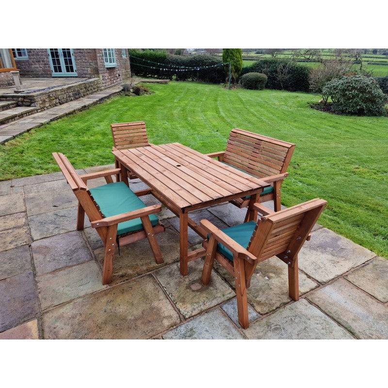 Swedish Redwood Garden Furniture Set by Croft - 4 Seat