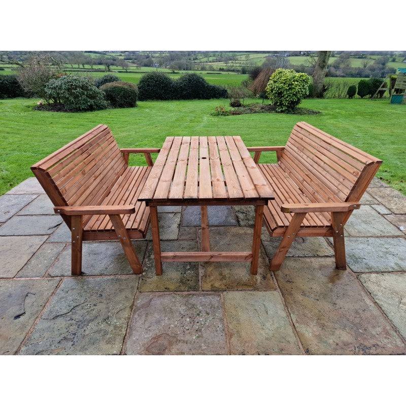 Swedish Redwood Garden Furniture Set by Croft - 6 Seats
