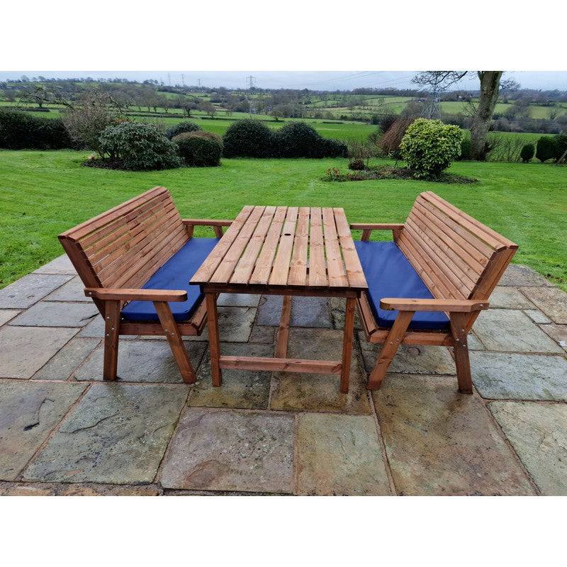 Swedish Redwood Garden Furniture Set by Croft - 6 Seats