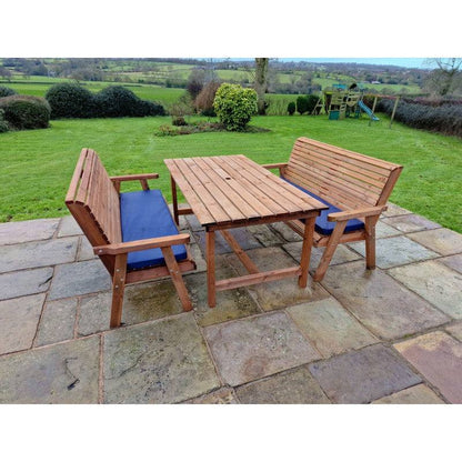 Swedish Redwood Garden Furniture Set by Croft - 6 Seats