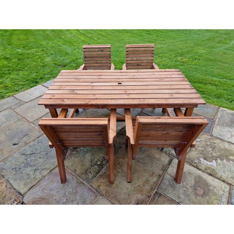 Swedish Redwood Garden Furniture Set by Croft - 4 Seat