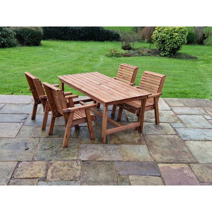 Swedish Redwood Garden Furniture Set by Croft - 4 Seat