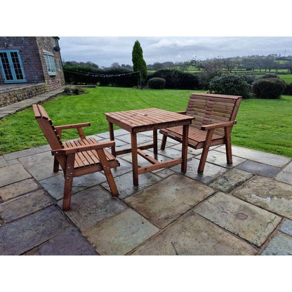 Swedish Redwood Garden Furniture Set by Croft - 4 Seats