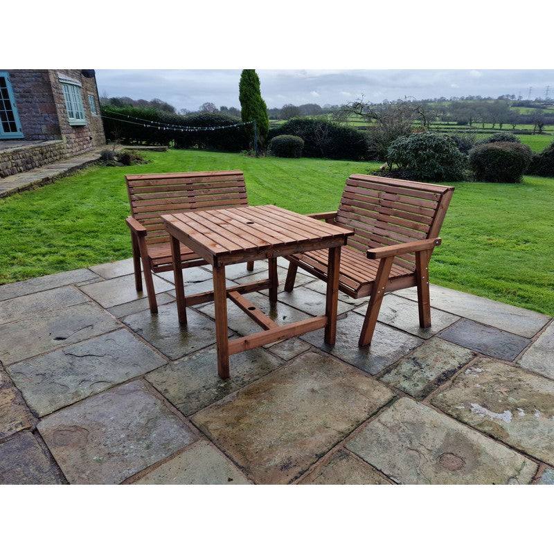 Swedish Redwood Garden Furniture Set by Croft - 4 Seats