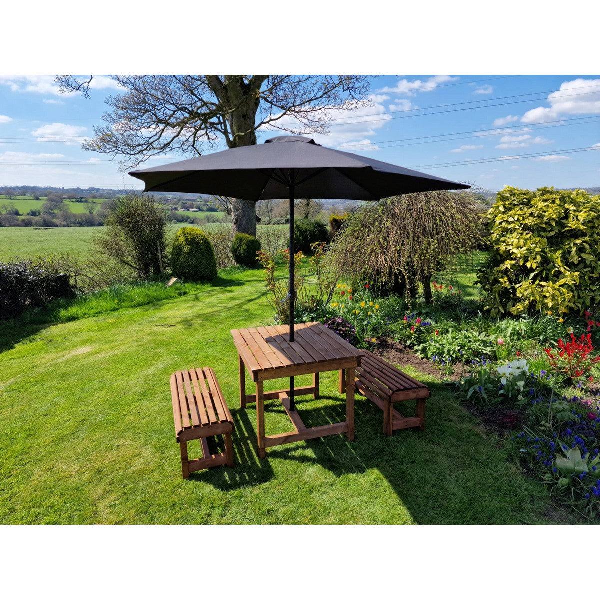 Valley Garden Bench by Churnet Valley - 4 Seats - VT114