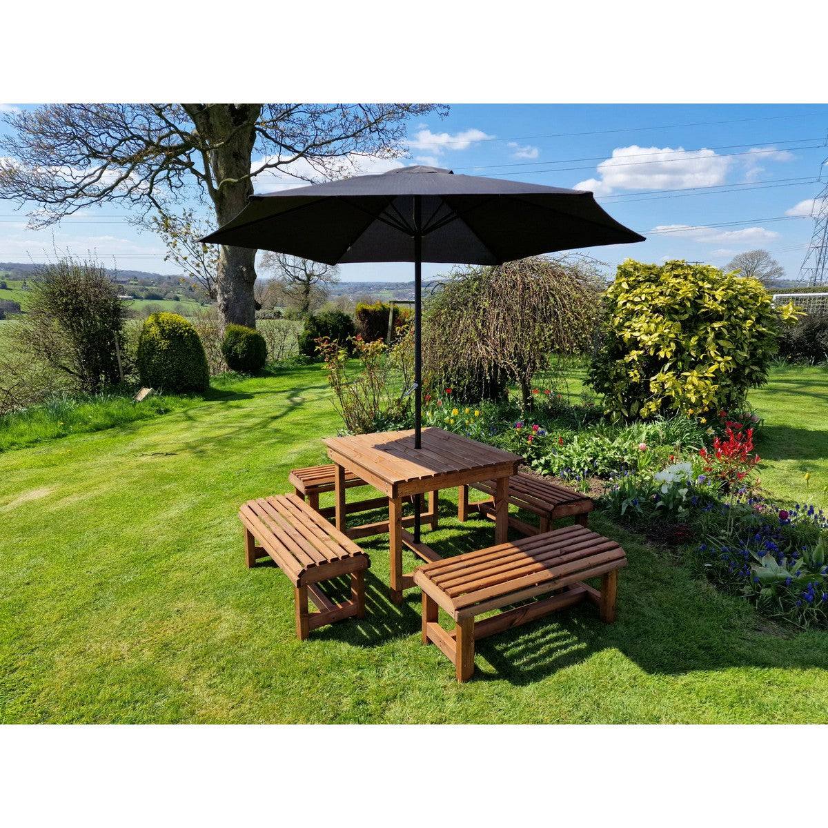 Valley Garden Bench by Churnet Valley - 8 Seats - VT115