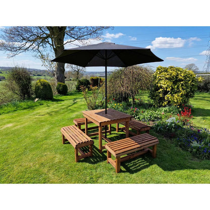 Valley Garden Bench by Churnet Valley - 8 Seats - VT115