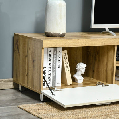 Herringbone Pattern TV Cabinet