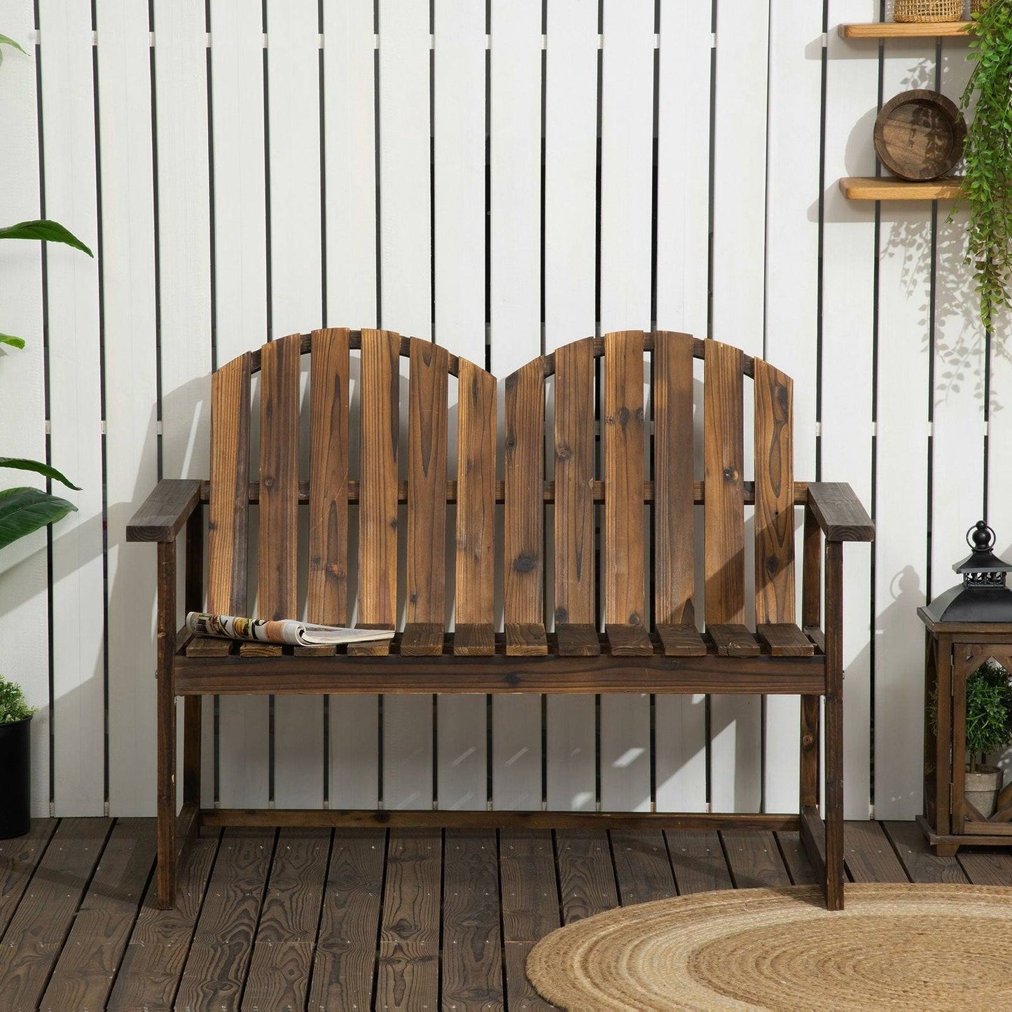 Outdoor Wooden Garden Bench