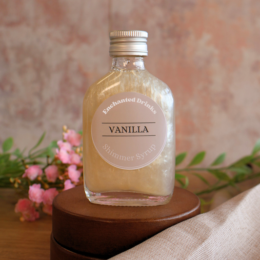 Vanilla Flavoured Shimmer Syrup
