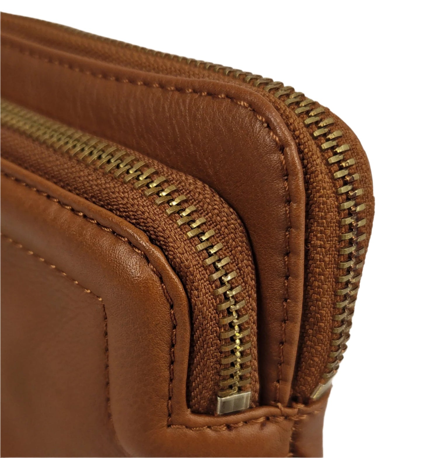 Heather Leather Clutch & Crossbody Bag - Handmade by Saddler  – Versatile & Compact