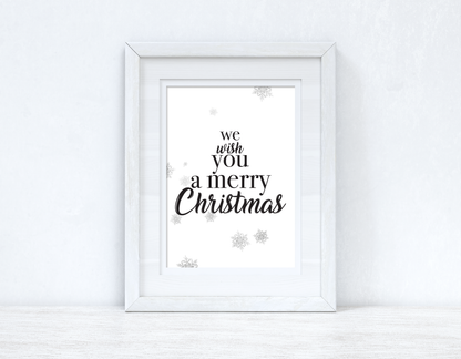 We Wish You A Merry Christmas Seasonal Wall Home Decor Print