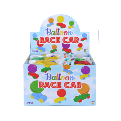 Wholesale Balloon Race Car - (CDU of 24)