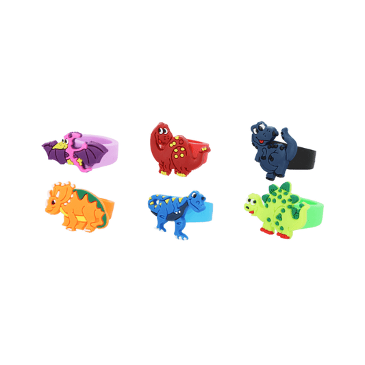 Wholesale Dinosaur Party Ring - (CDU of 156)