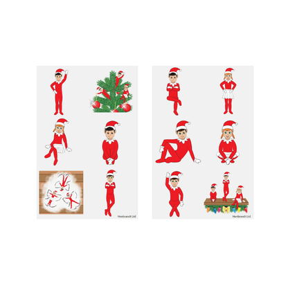 Wholesale Elfin Around Christmas Temporary Tattoos - (CDU of 96)