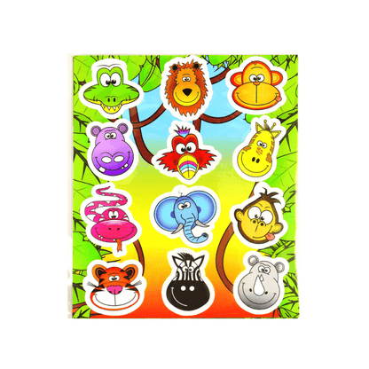 Wholesale Fun Jungle Stickers - (CDU of 120)