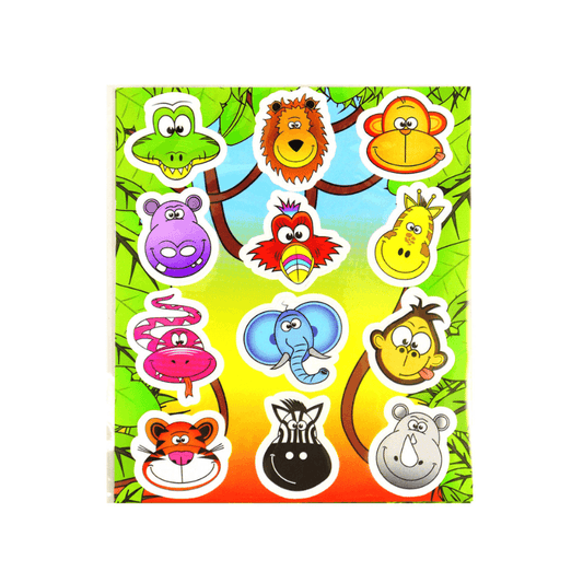 Wholesale Fun Jungle Stickers - (CDU of 120)